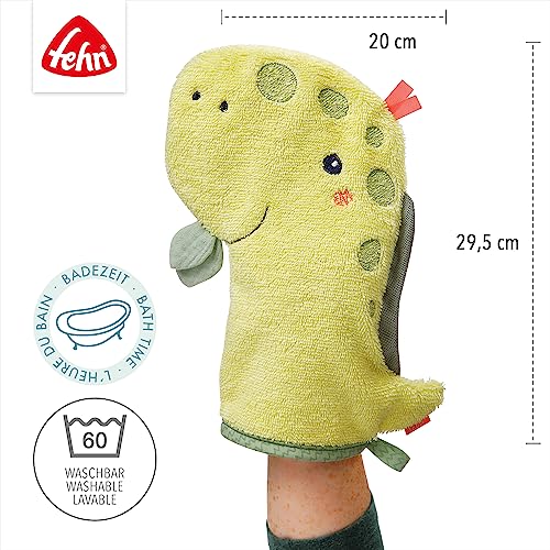 Fehn 051230 Dino - Guanto da bagno con motivo
