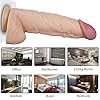 39cm Extra Dicker Dildo Realistischer Riesiger AnalDildo Weicher Dual-Density SilikonDildo HugeDildo Leistungsstarker Saugnapf XXL Großer Dildo Dicker G-Punkt Dildo Sexspielzeug Geeignet für Frauen #5