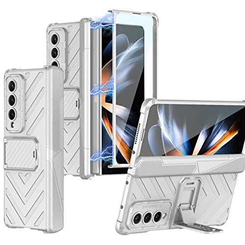 Coque Samsung Z Fold 4 blindée à charnière aimantée et verre trempé intégré