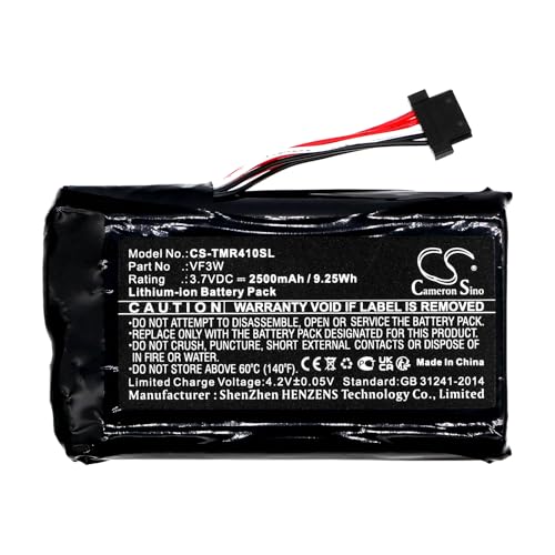 CS -GPS Navigator - Batería de repuesto para Tomtom Rider 400 Rider 410 Rider 550 Great Rides Edition 4GE40 LHA11133000 LHA11138000 VF3W Li-ion 2500mAh / 9.25Wh
