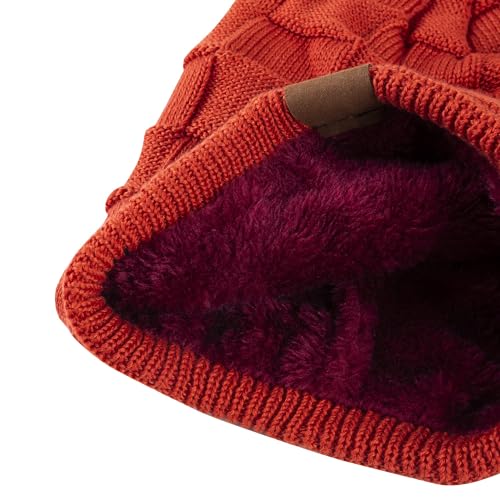 Image of REDESS Beanie Hat for Men and Women Winter Warm Hats Knit Slouchy Thick Skull Cap Acrylic Wool
