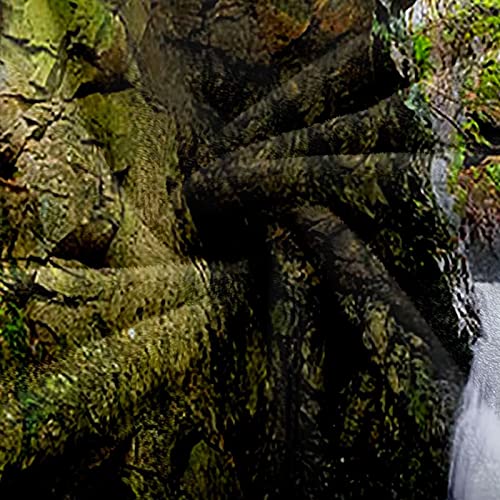 Plaid chaude et douce KnSam en flannel isolante cascade de pierres