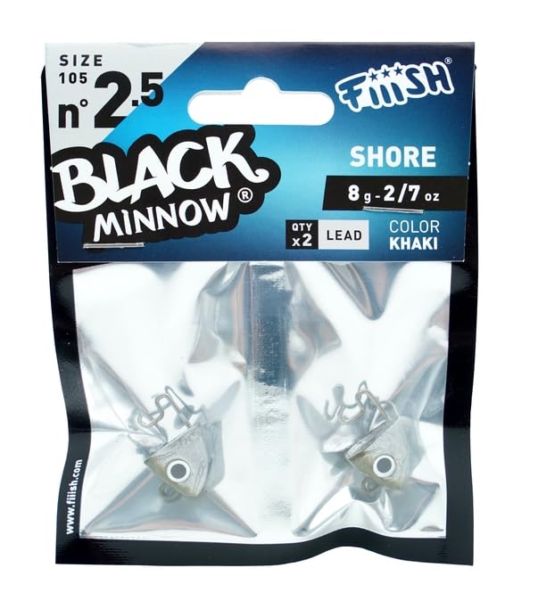 Fiiish Tete Plombee Shore Black Minnow No.2.5-10.5cm - 8g - Kaki - BM3048