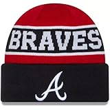New Era Atlanta Braves Reversible Cuffed Knit Navy Beanie Hat