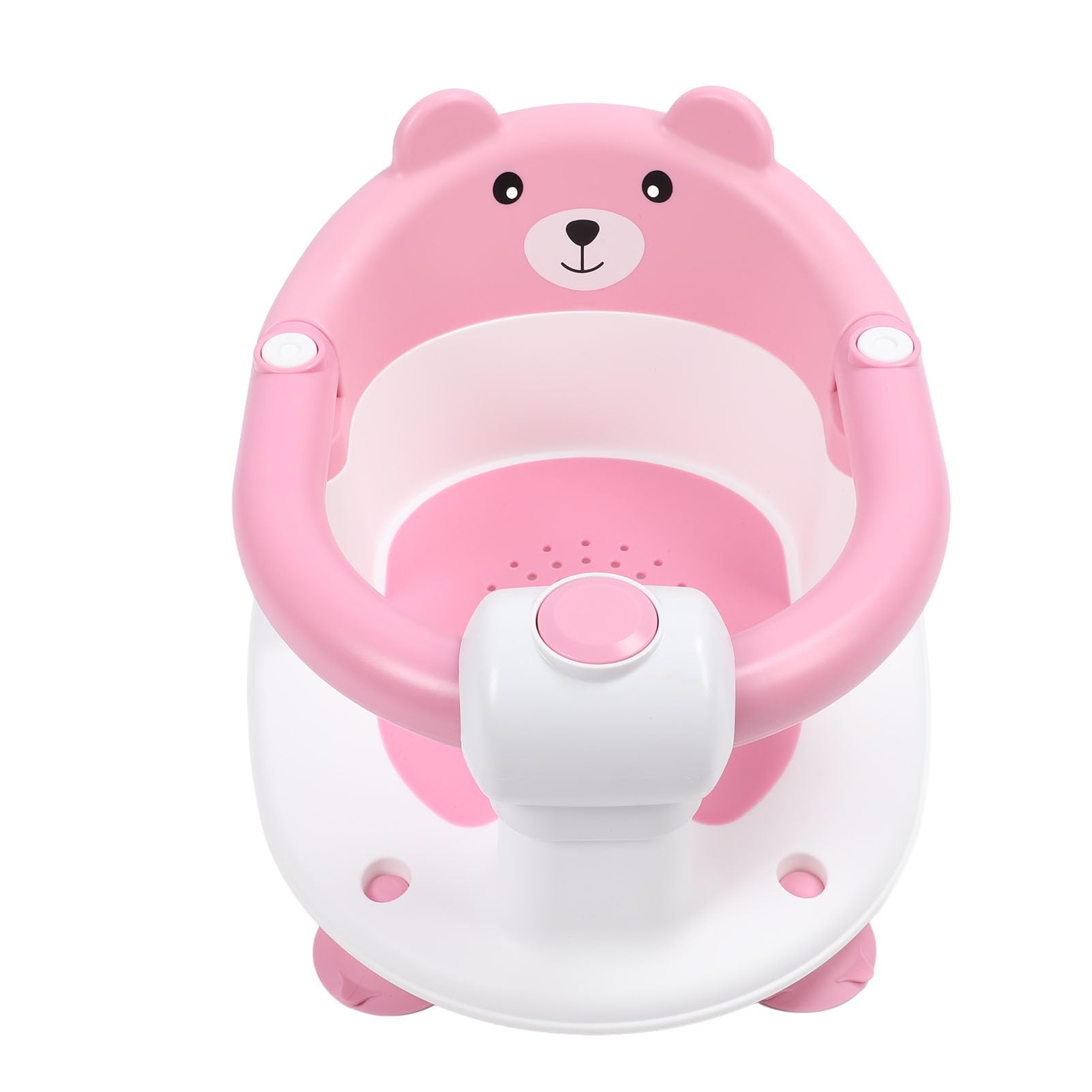 Generic Asiento de Baño para Sentarse para bebé, Taburete de Baño Ligero para Niños Pequeños, Comodidad para Ahorrar Tiempo para, Plástico (PINK)