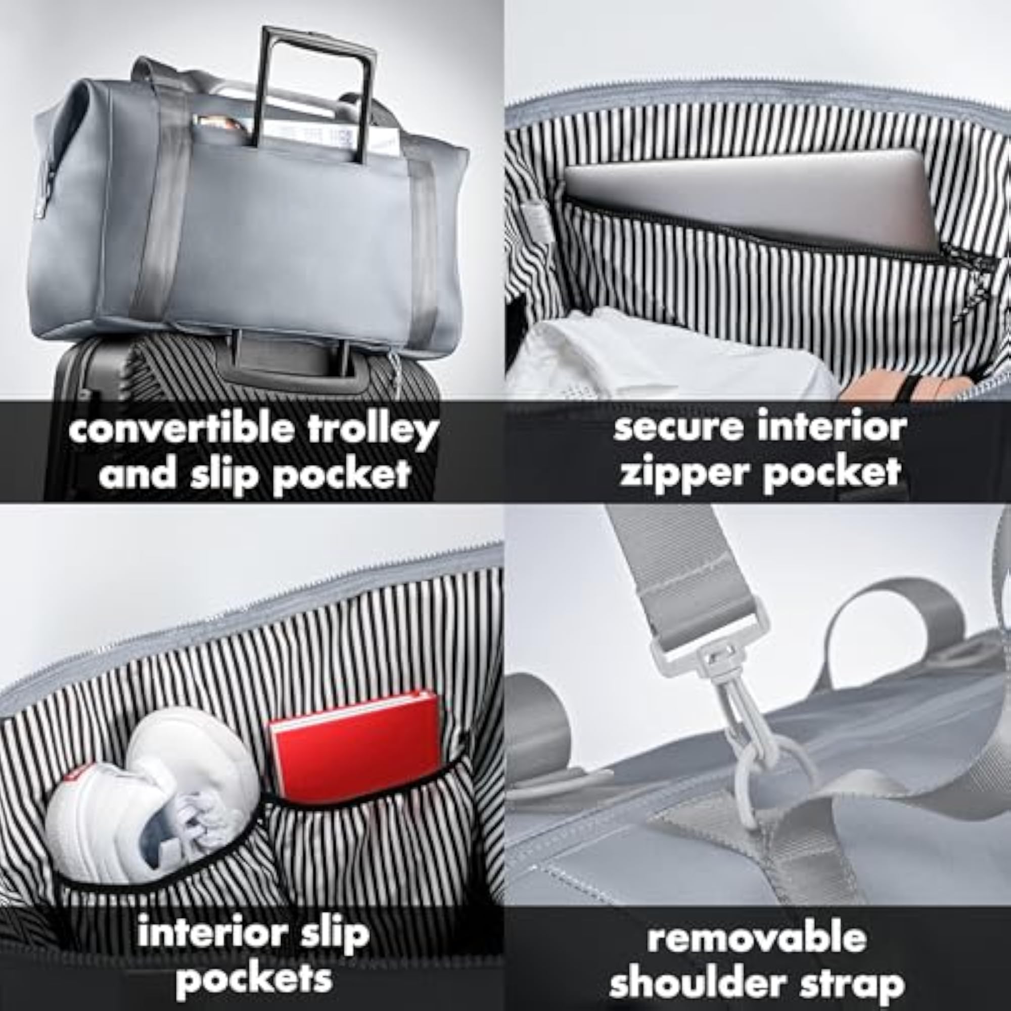 Neoprene Duffel Bag for Travel, Weekender