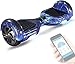 Gyropode Bluewheel HX310s Smart APP Self Balance Scooter Board, Marque Allemande avec Norme UL2272, Mode sécurité Enfant, Skateboard électrique, Bluetooth (Carbon) (Blue Sky)