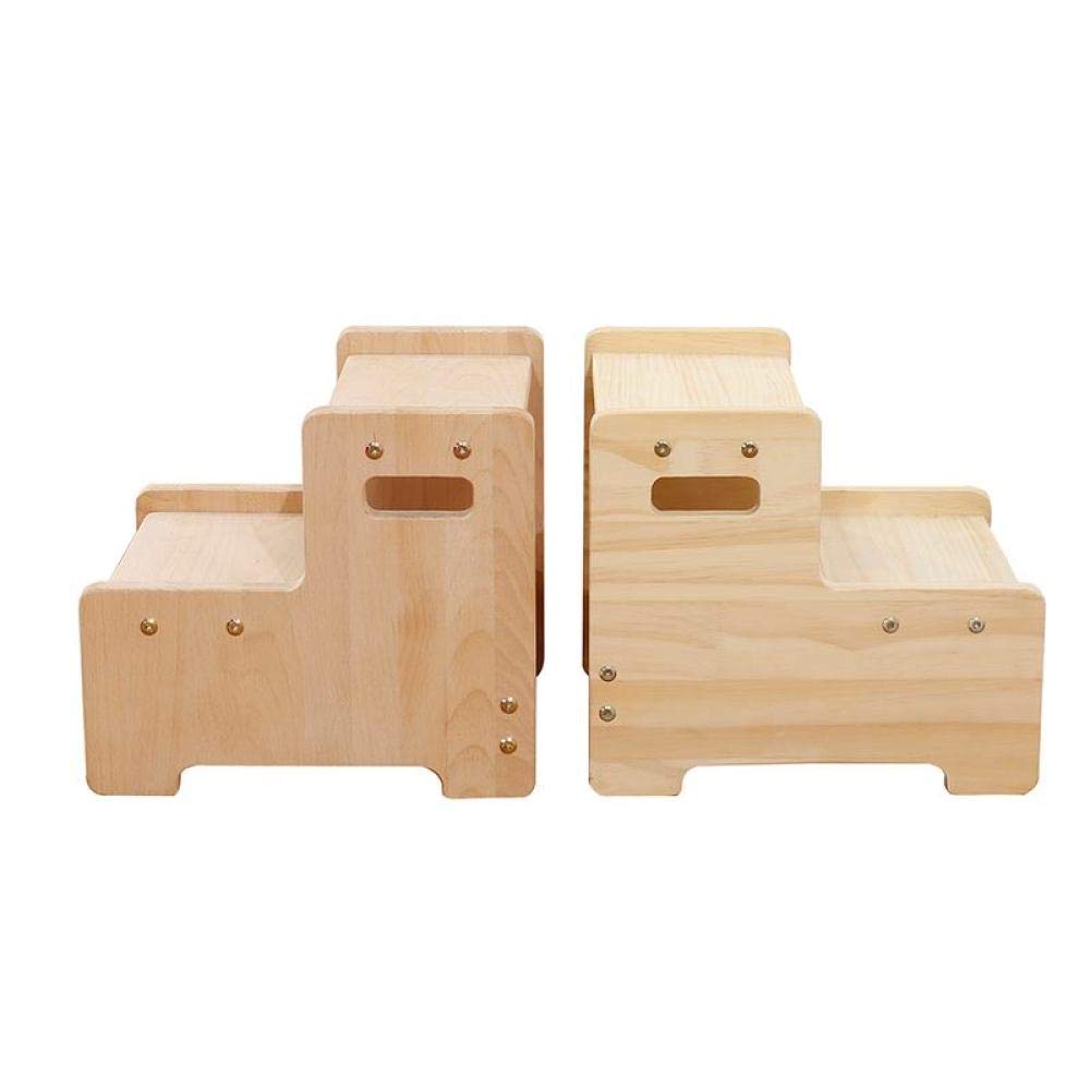 Échelle marchepied tabouret en bois naturel pour lavabo et tatami 28cm