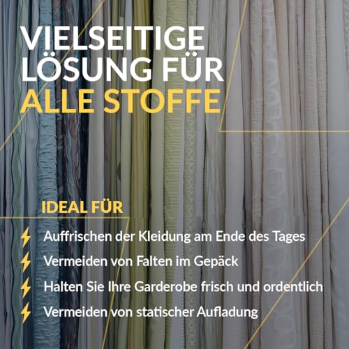 StaticEx Antistatik Spray Kleidung - Geruchsneutrales Antistatisches Spray, Anti Static für Kleidung, Teppich, Möbel & Textilien, Auto - Gegen statische Aufladung (250 ml (1er Pack))
