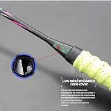 MQPALZKD Carbon Fiber Badminton Racket Strung Ultralight Training Rackets Professional Racquet With Bags For Adult(A)
