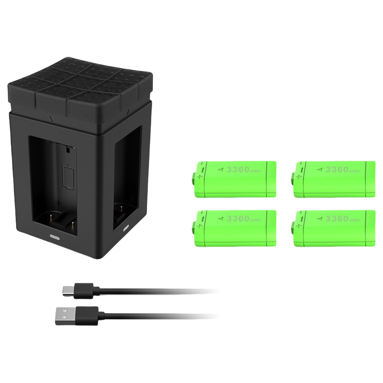 Stazione di ricarica per il dock della stazione di alimentazione della batteria ricaricabile del controller del gioco del gioco