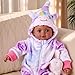 BABESIDE Black Baby Dolls, 15 Inch Realistic Cute Soft Body Baby Doll Real Life Baby Dolls with Accessories for 3+ Year Old Girls Gifts, Pretend Play, Collection