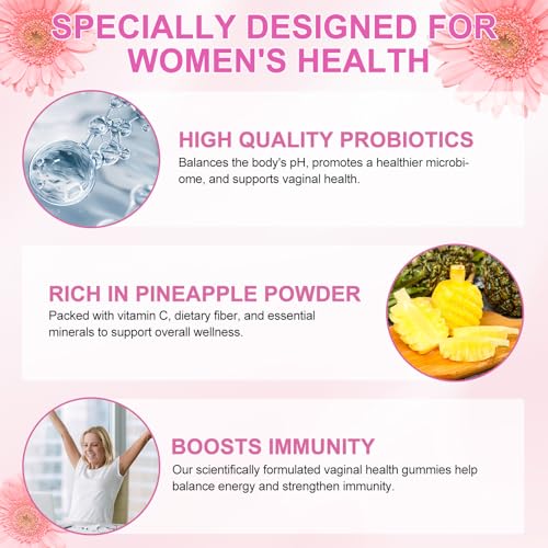 Image of Premium Feminine Balance Gummies,Vital Vaginal Probiotics Source Feminine Gummies,Probiotic Gummies for Prenatal & Postnatal Women - Probiotics for Digestion, pH Balance, Gut Health, Immune Support