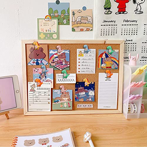 30 Pcs Cute Dinosaur Decorative Push Pin Animal Thumbtack Photo Memo Note Drawing Pins Multi-Functional Pushpin Tool Cork Board Office Accessories #TOP2