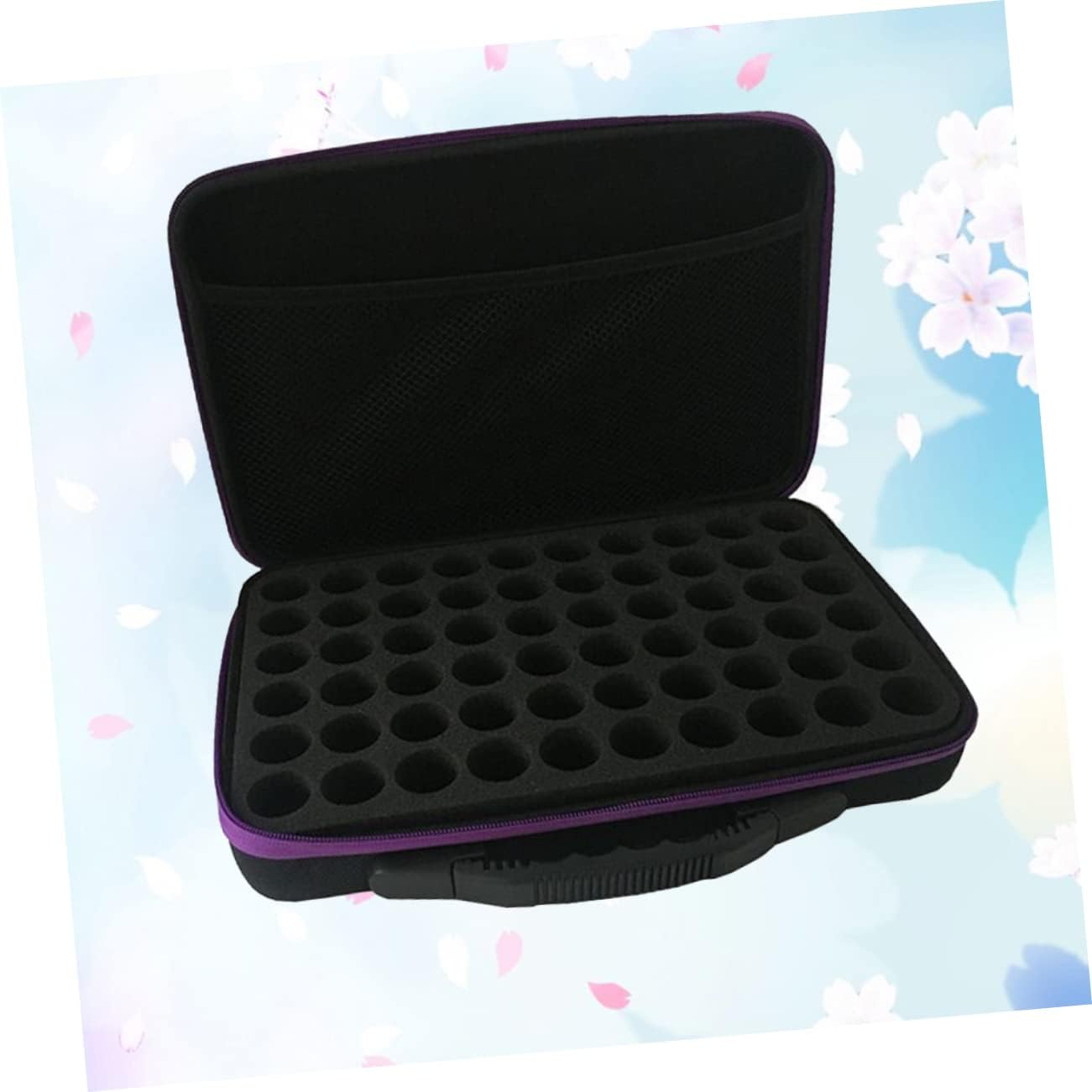 Housoutil Compartment Storage Bag Portable Bottle Organizer for Travel Shockproof Design