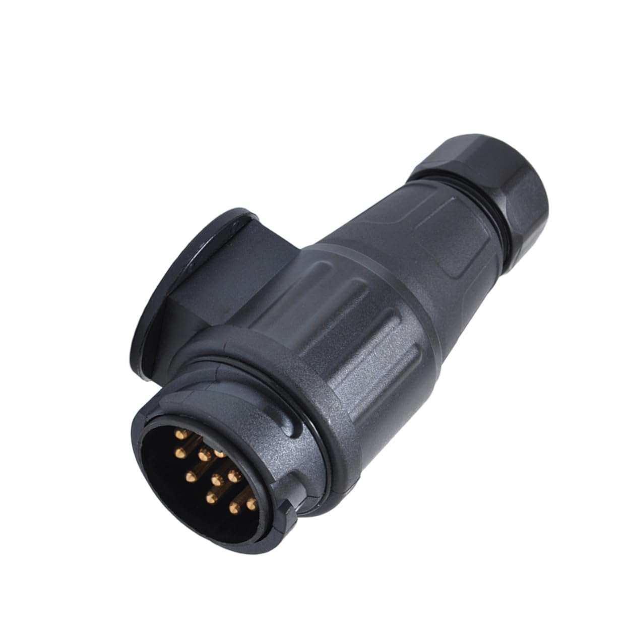 GLEAVI 4piezas Adaptador De Conector De Remolque Pines Conexión Eléctrica De Plástico para Trailers y Camiones Resistente y Duradero