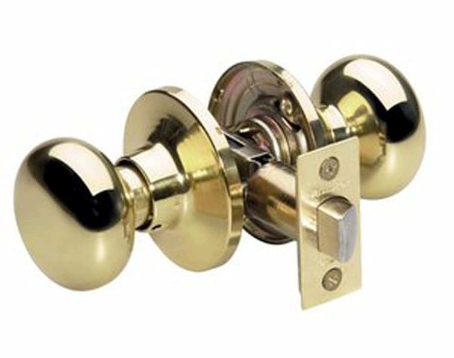 BCO0403 Passage Door Knob, Polished Brass