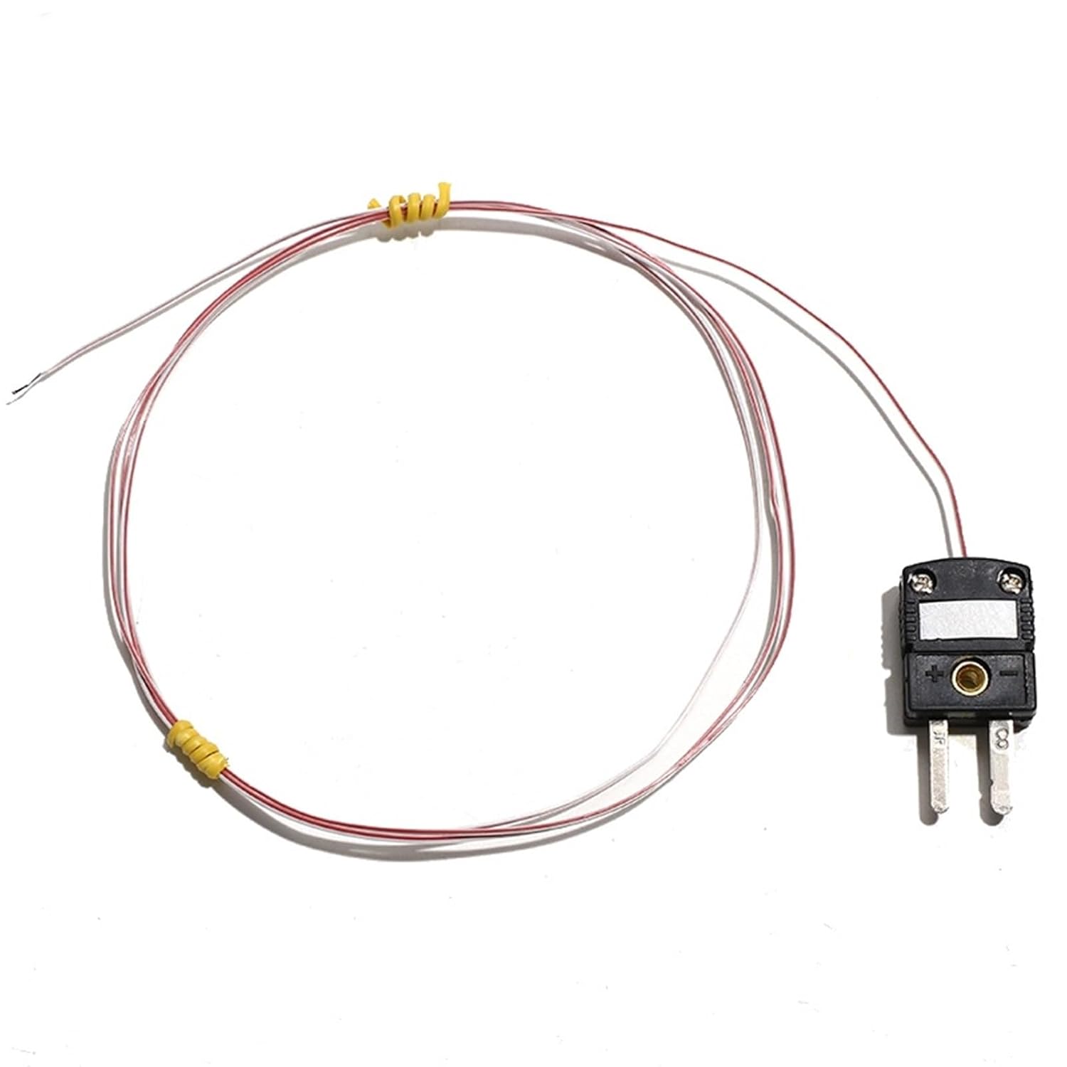 TT-J-30-SLE Thermocouple Sensor with Type J Black Plugs 0.5M 1M 1.5 2M 3.0M 4M Cable Temperature Measuring Element 1Pcs(0.5m Cable)