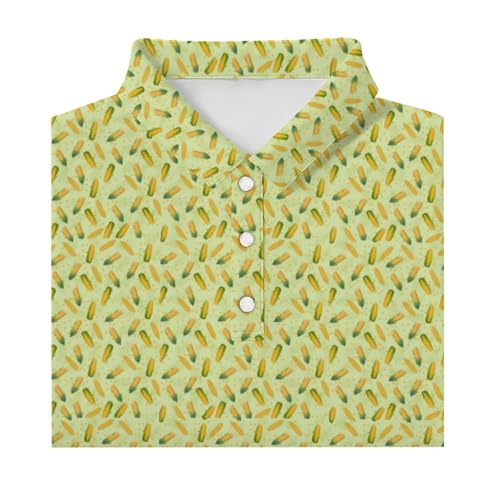 Mzrtyjt Men's Funny Corn Golf Polo Shirts Short Sleeve Performance Golf Shirts Hawaiian Golf Polos for Summer 3XL by Mzrtyjt - Used condition - Image 2
