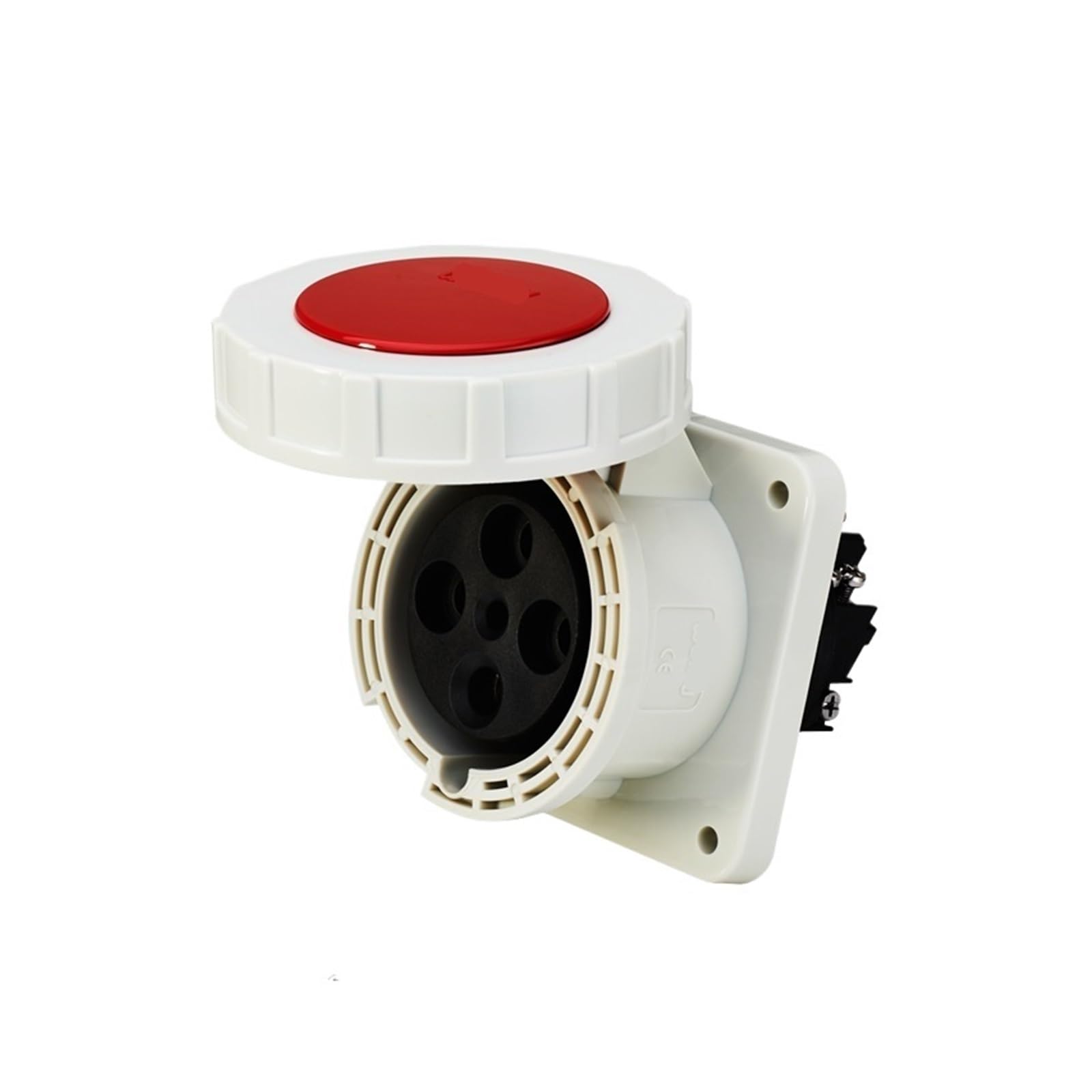 Connecteur industriel étanche 63A durable avec socle encastrable IP67 5924