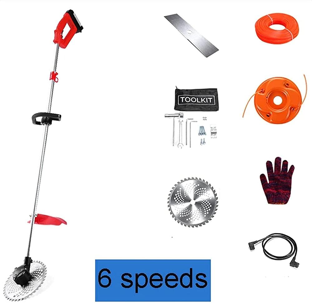 Cortacésped inalámbrico, cosechadora de maíz, maquinaria agrícola Multifuncional para arroz, Trigo, Palanca de cortacésped doméstico, Mango más Cepillado de 48V
