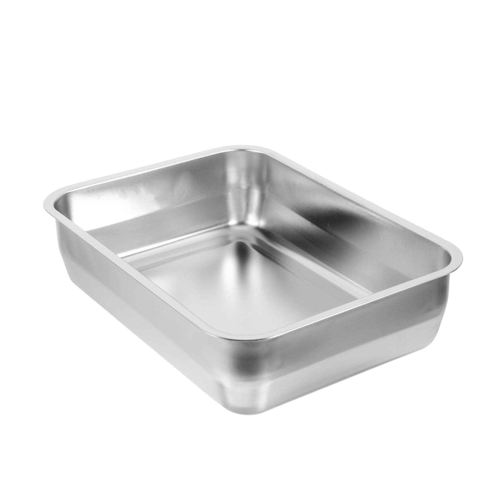 Alipis 4 Piezas Para Hornear Bandeja Plana Para Asar Bandeja De Frutas Platos Para Hornear Parrilla Sartén Para Hornos Sartenes De Acero Inoxidable Para Servir Frutas s De