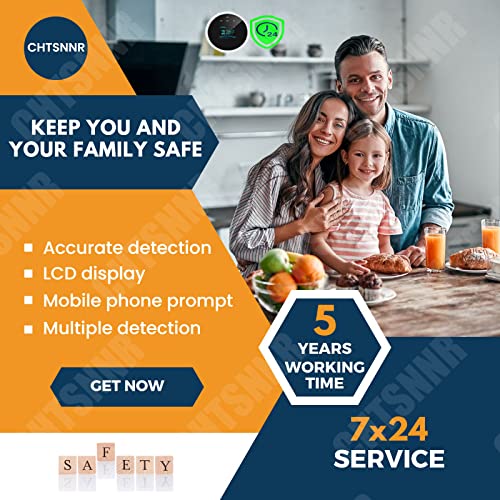 Smart Wifi Natural Gas Leak Detector,App Remote Monitor,Pulg In Wall,Combustible Flammable Inflammable Sniffer Sensor For Lpg/Lng/Coal Methane Propane Butane Gases Smoke Fire Alarm For Home Kitchen #TOP5