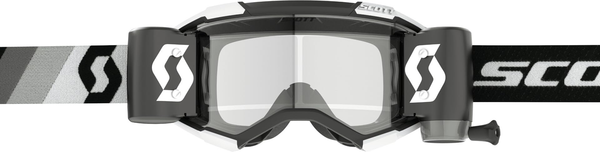 Scott Fury WFS MX Goggle Cross/MTB Brille schwarz/weiß/klar Works
