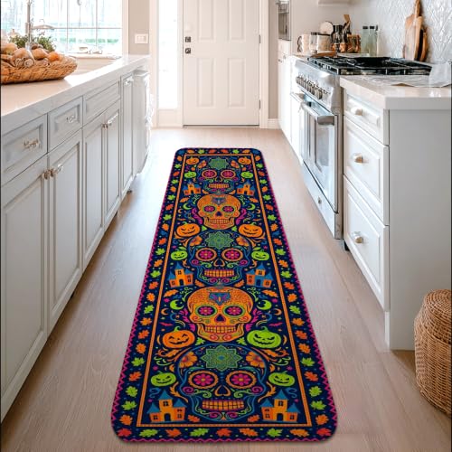 Alfombra antifatiga de calaveras de 2x8 pies para proteger pasillos y cocinas 4