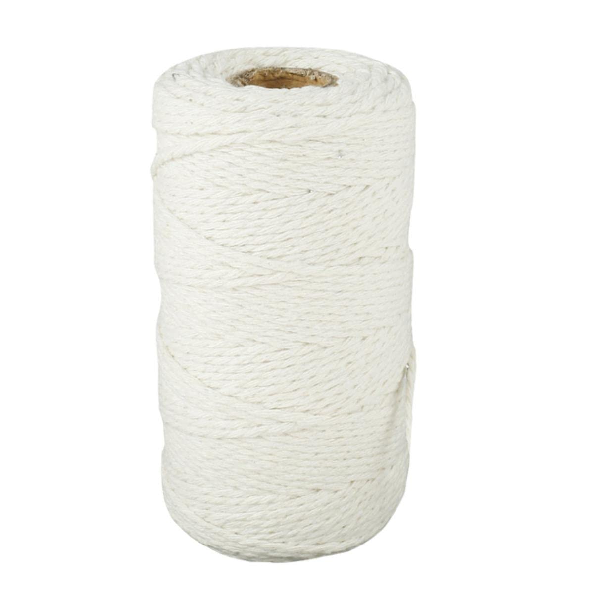 Corde en macramé beige naturel 100M pour créer une décoration de maison bohème