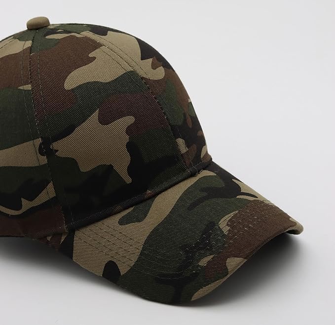 Image of Head Gym Military Baseball Hat's & Cap's Unisex with Adjustable Strap in Summer Men for Women All Sports Cap for Girls & Boys (Green)