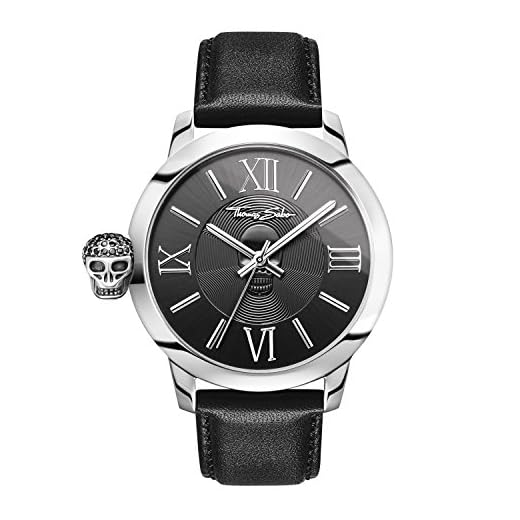 Thomas Sabo herrklocka rebell med Karma svart silver analog kvarts