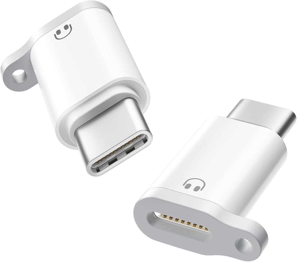 Lightning to USB C Audio Adapter for Heaphones Support Line Control, 2 Packs USBC Male to Lightning Female Earbuds Adapter, Not for Charging/Data Transfer, USB-C for Apple iPhone 17 16 15/iPad