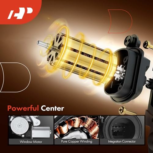 A-Premium Front Left Power Window Regulator with Motor Compatible with Toyota Tundra 2007-2020, Sequoia 2010-2018, Front Driver Side - Thumbnail 5