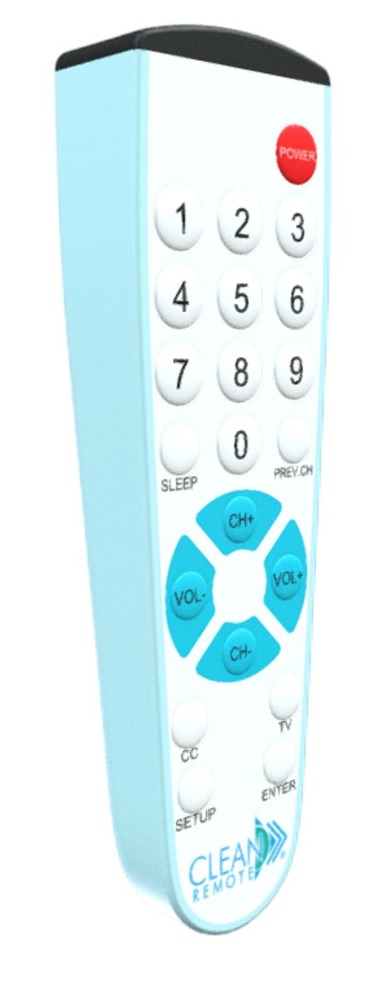 CR2BB - Mando a distancia universal para TV con botón grande, cuidado de la salud, paquete de 50