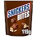 Price comparison product image Snickers Chocolate Bites, Peanut, Nougat & Caramel Chocolate Bars, 119g
