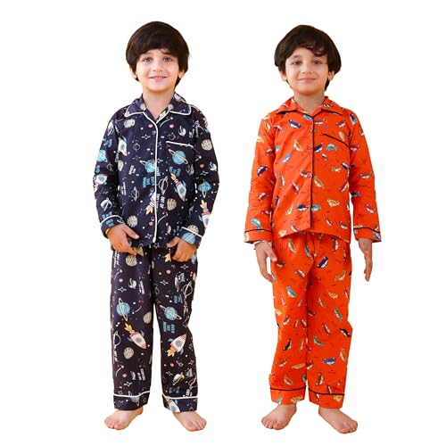 Image of Jam & Sugar Boys Cotton Printed Night Suit Set