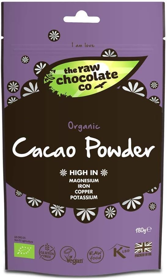 The Raw Chocolate Organic Raw Cacao Powder 180g