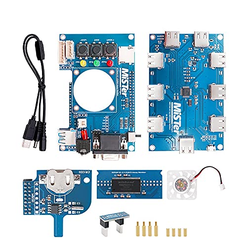 Manual Welding Mister USB Hub V2.1 Board for Mister FPGA 9 USB Ports IO Board for Terasic DE10-Nano 