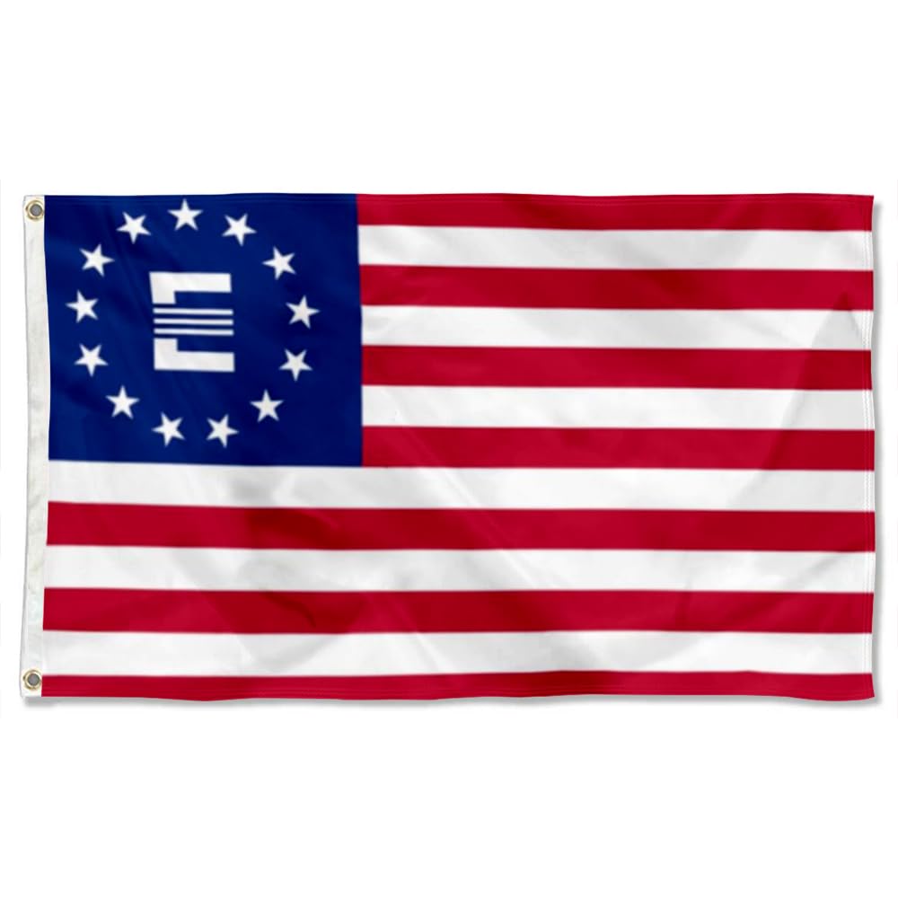 Cayyon Enclave American Flag Banner 3x5Feet Double Stitched Polyester with Brass Grommets