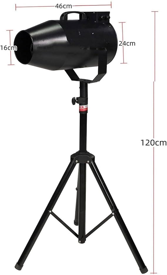 1000W Large Foam Machine, Stage Effect Jet Foam Machin, Angle Adjustable, 6-10m Spray Distance, 80m2 Area Coverage, for Party Outdoor