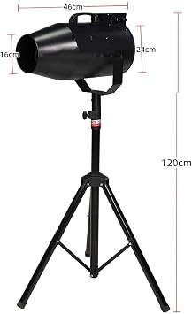 1000W Large Foam Machine, Stage Effect Jet Foam Machin, Angle Adjustable, 6-10m Spray Distance, 80m2 Area Coverage, for Party Outdoor