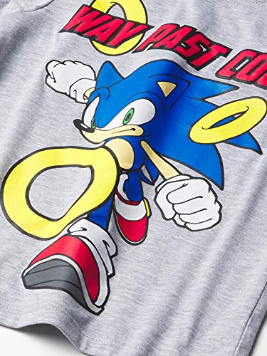 Sega Boys Sonic The Hedgehog Graphic Hoodie, T-Shirt, & Jogger Sweatpant, 3-Piece Athleisure Outfit Bundle Set T Shirt, Royal/Black/H.grey, 10 12 Us #TOP3