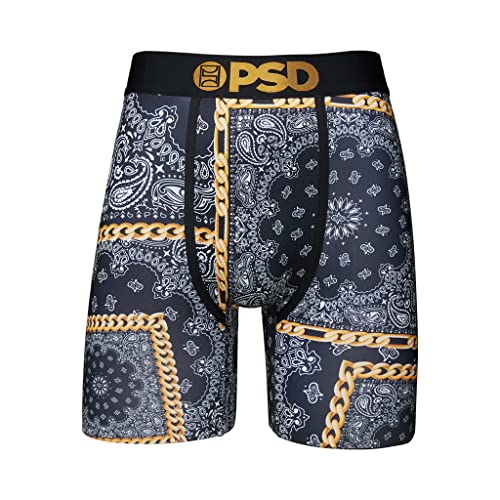 PSD Men's Rich Bandana Blk Boxer Briefs, Black, XXL2