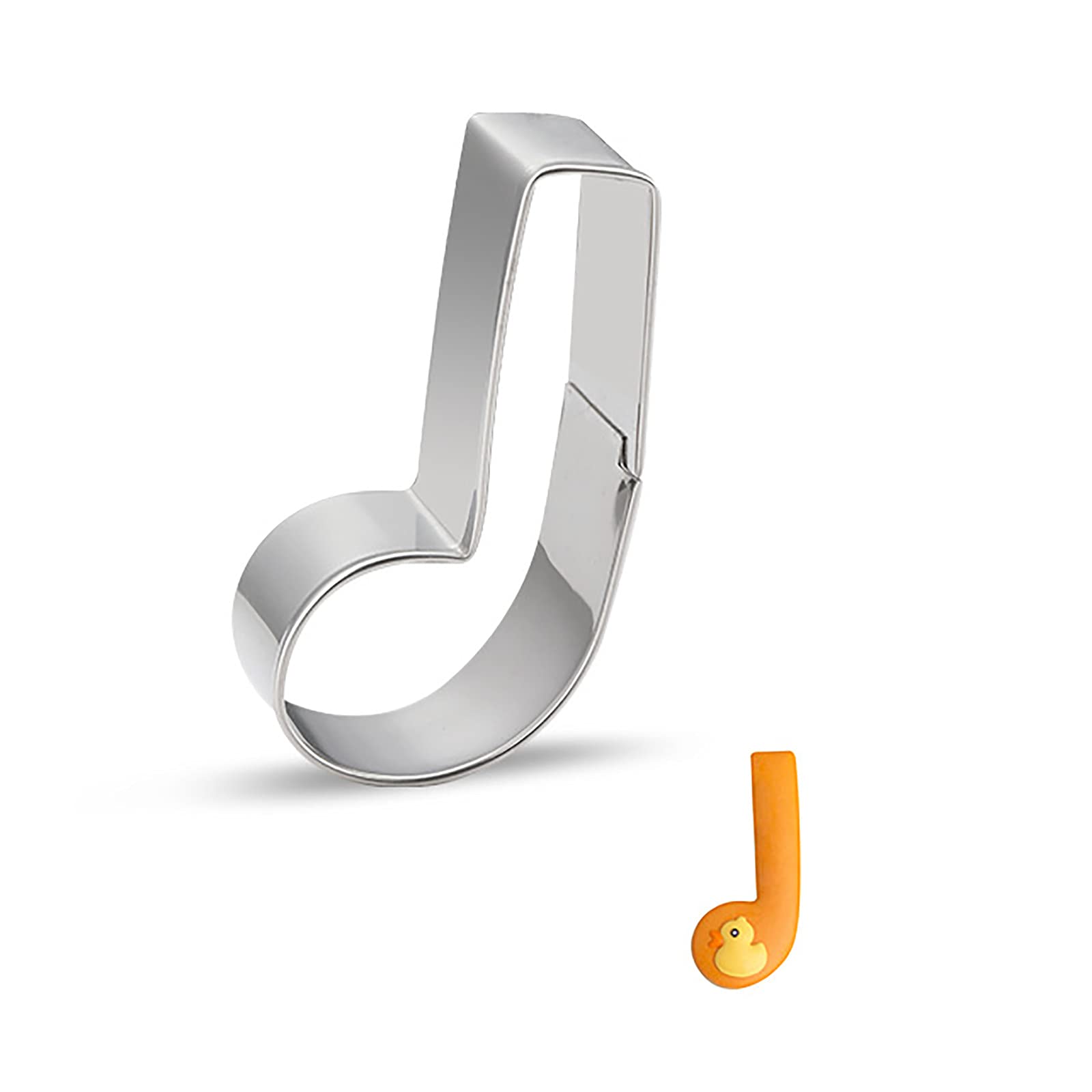 7 Stampini Per Biscotti Musicali In Acciaio Inox - Pianoforte, Violino, Chitarra, Note - Foto 3