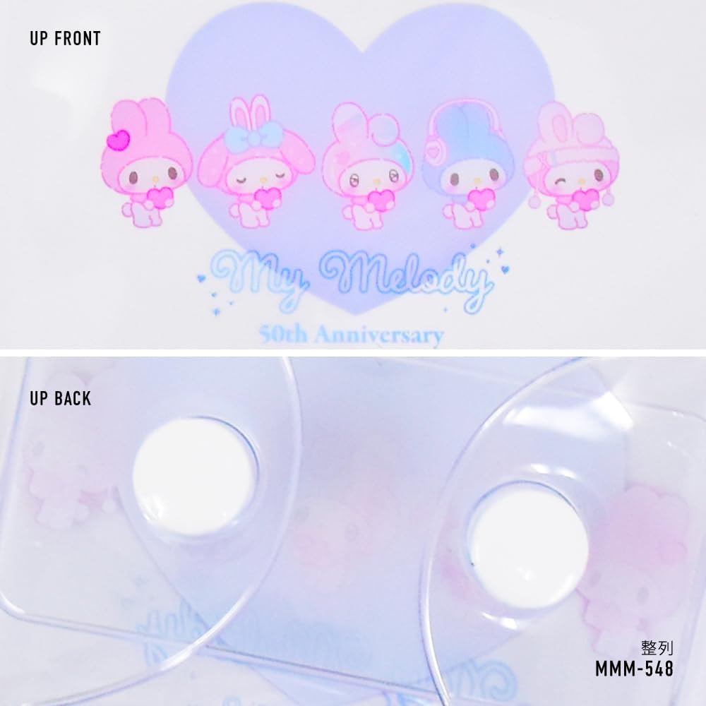 マリモクラフト(Marimocraft) Women's Clear Multi Case SS with Bead Chain-Girly Pop Heart My Melody 50th