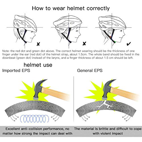 EJDTOP MTB Capacete de Bicicleta Capacete Da Bicicleta para Homens & Mulheres Atualizado Ciclo Ultra