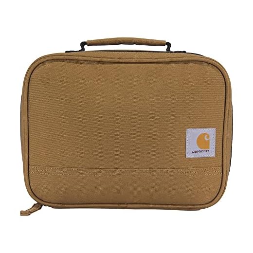 Carhartt Gear B0000286 Insulated 4 Can Lunch Cooler - One Size Fits All - Carhartt Brown