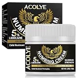 Acolye Numbing Cream Extra Strength: for the Temporary Relief of Local discomfort - Can Help Distract from Pain 1.77OZ