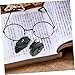 Uonlytech 2Pcs LED Eyeglass Clip Lights Plastic Book Clip Lamp for Reading Night Fishing and Hobbies Lightweight and Portable Lighting Tools